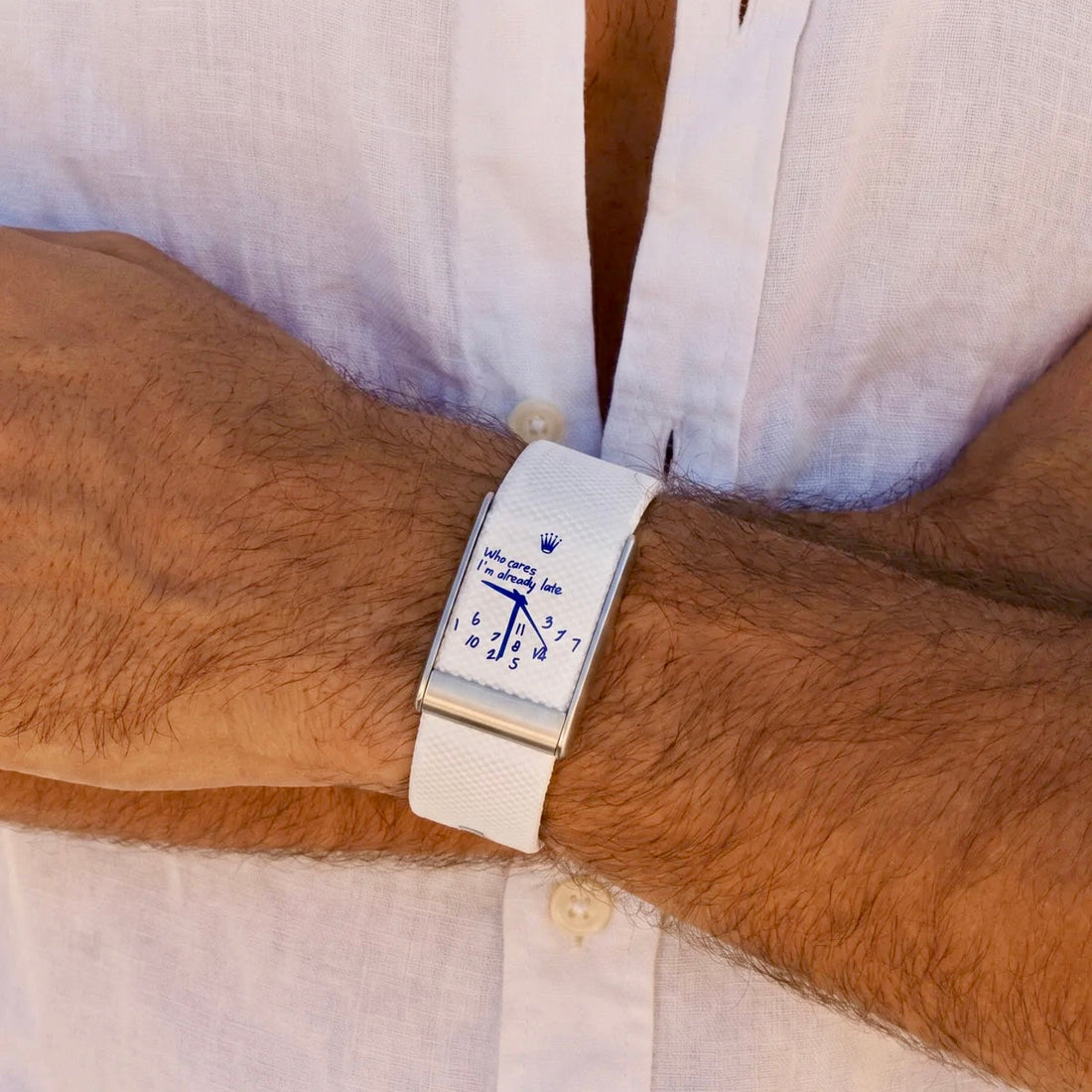 Bracelet nylon blanc Whoop 5.0 – Time Blanc