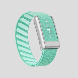 Bracelet nylon turquoise pour Whoop 5.0