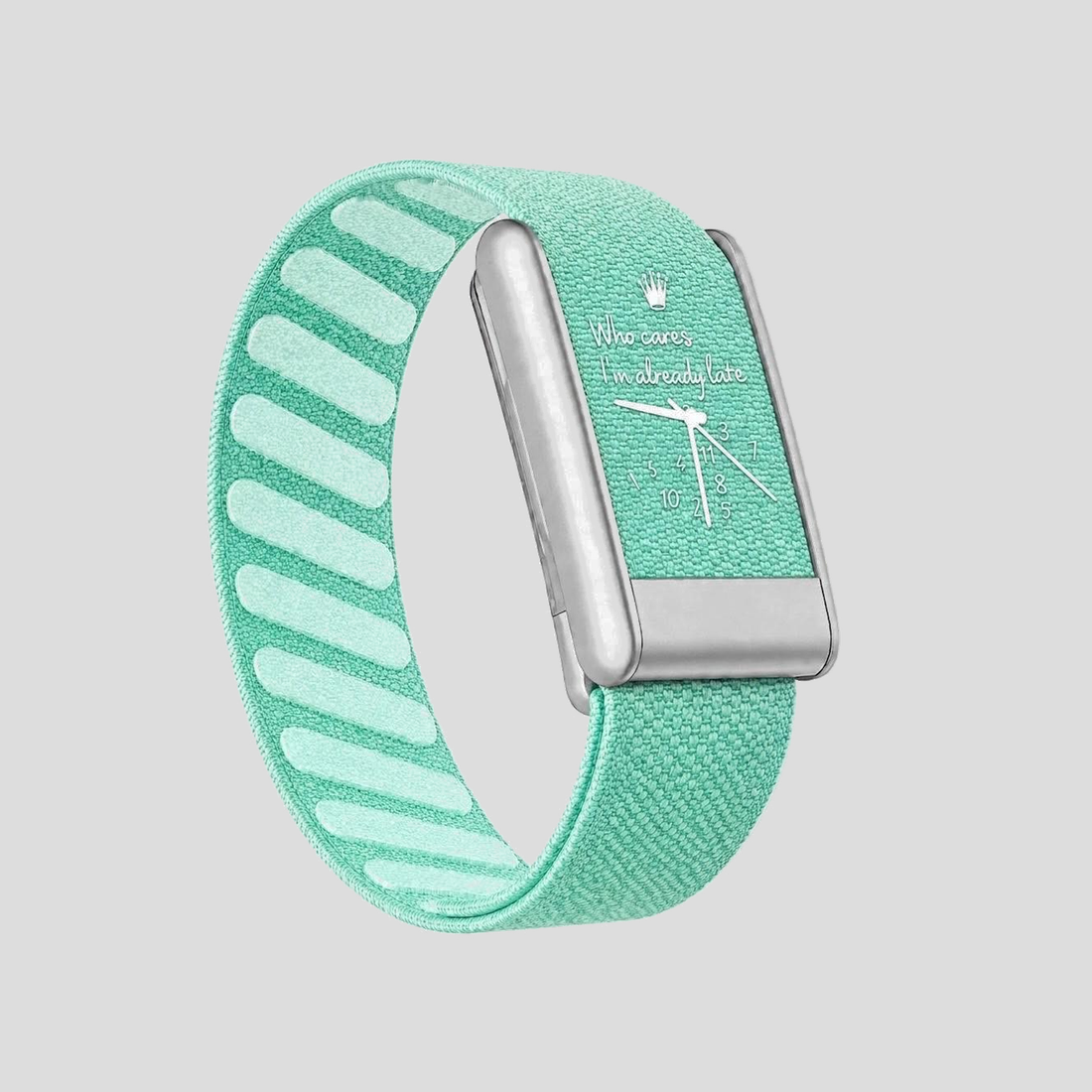 Bracelet nylon turquoise pour Whoop 5.0